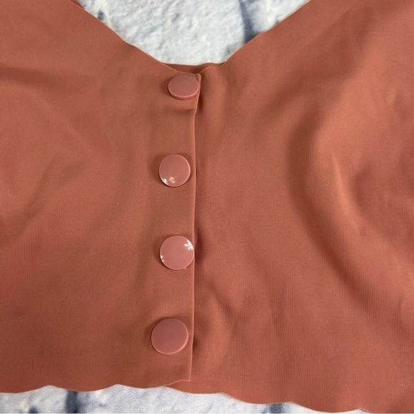 Button front super soft wireless bra - Picture 3 of 7